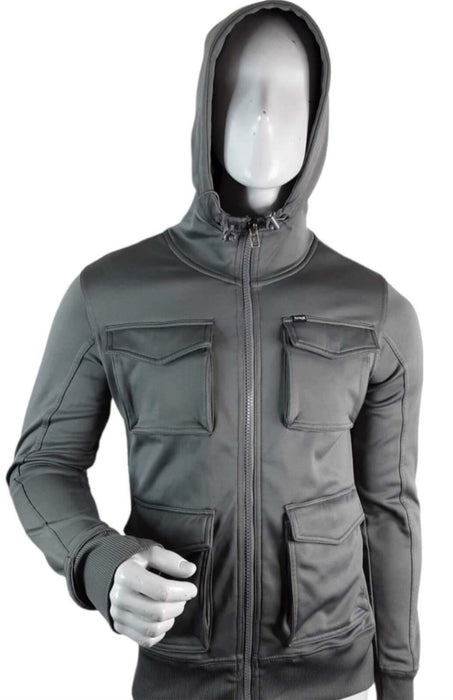Hurley Nighthawk Thermal Fit  Full-Zip Hoodie Men Jacket Gray (Size: S)