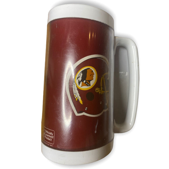 Washington Redskins NFL Vintage Thermo-Serv INSULATED Mug 16 OZ Federal Express