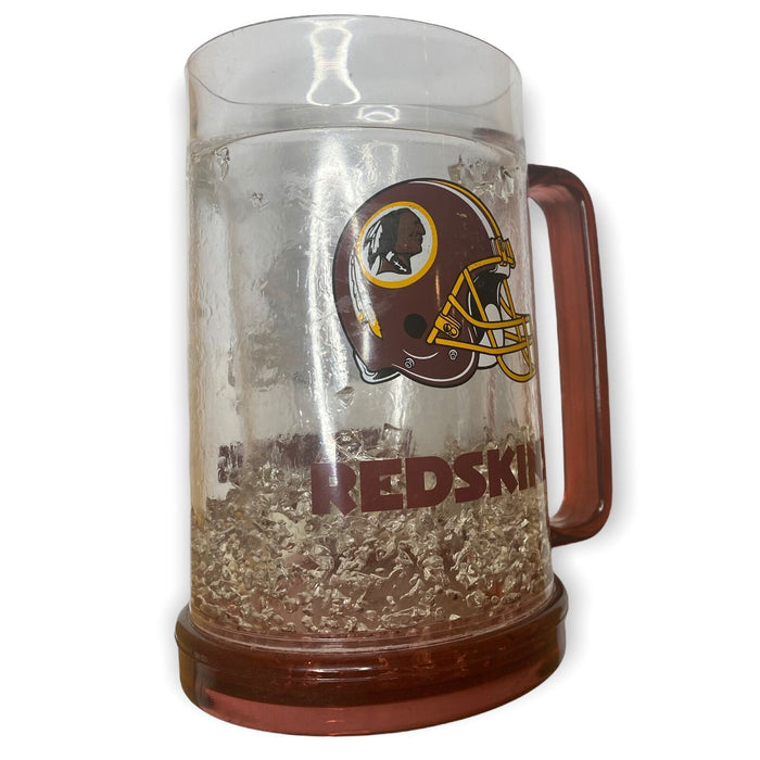 Washington Redskins NFL Duck House Team Logo 16oz Clear Freezer Mug