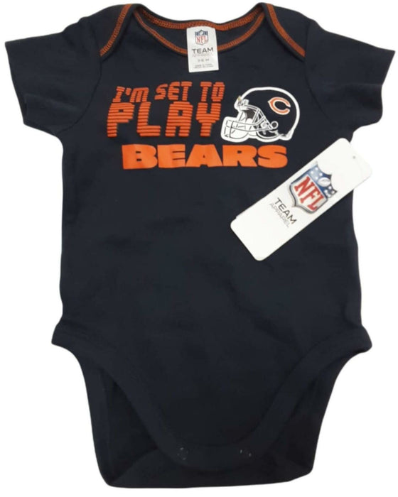 Chicago Bears NFL Team Apparel Baby One Piece Blue (Size: 3-6M)