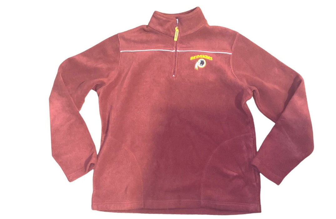 Washington Redskins NFL Team Apparel 1/4 Zip Women Pullover Jacket (Size Large)