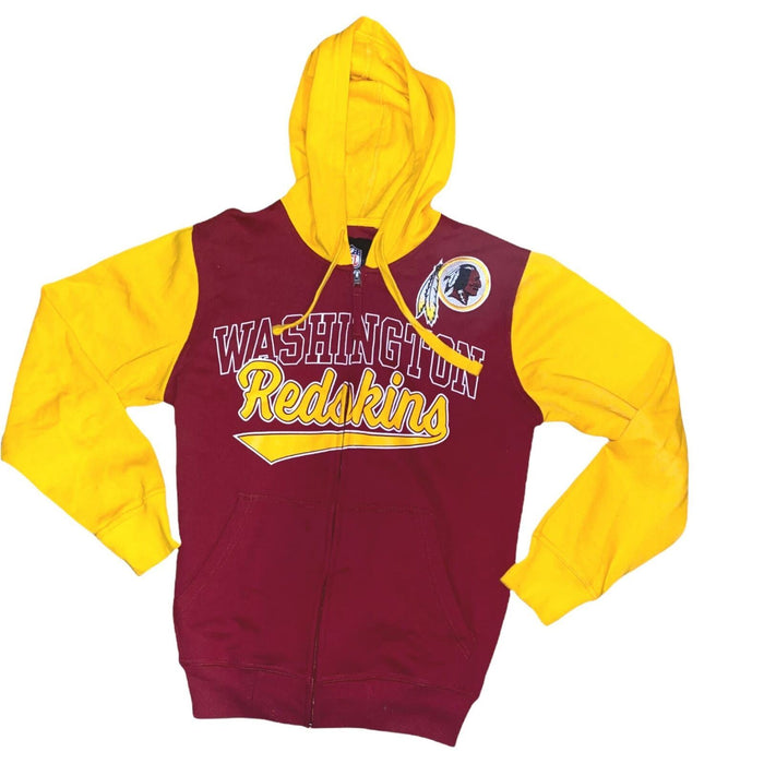 Washington Redskins NFL Team Apparel Full-Zip Fleece Men's Hoodie Red (Size: S)