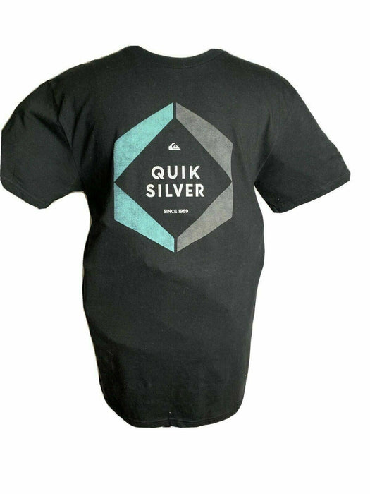 Quick Sliver Establishment Designer Shirt Black Men's (Size: L)