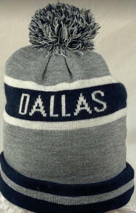 Dallas Cowboys NFL Soft Knit Beanie Hat Blue/Gray (Size: One Size)