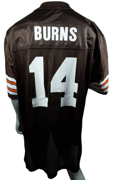 Cleveland Browns Reebok #14 Burns Jersey Brown Men's (Size: XL )