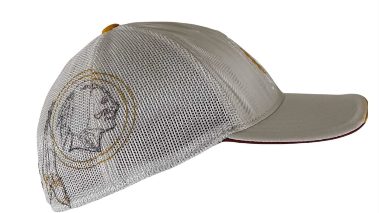 Washington Redskins Reebok White Out Hat Adult (Size: One Size Fit Most )