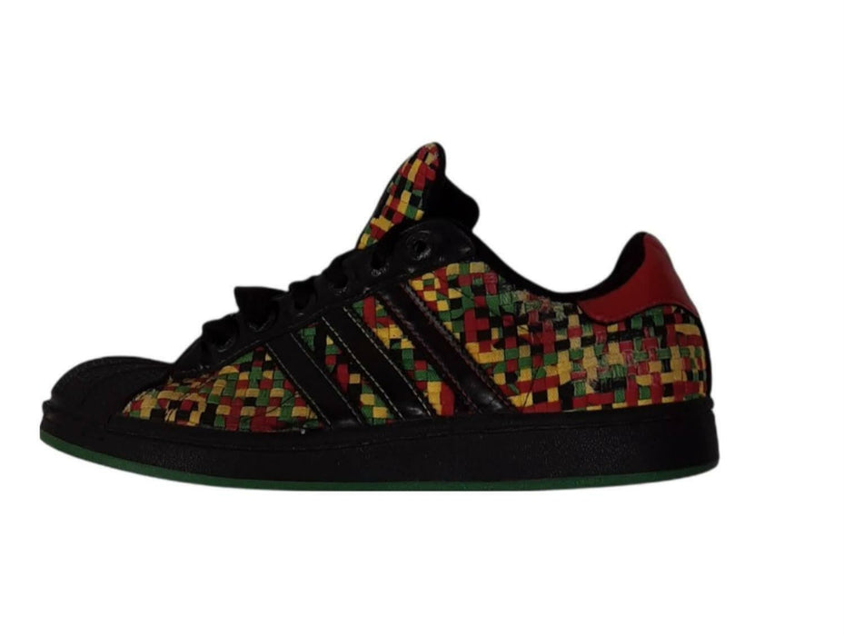 Adidas Superstar African Pride Shell Top Basketball Shoes Men's (Size: 5) 013499