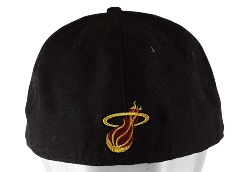 Miami Heat New Era Hard Wood Classic Hat Black Men's (Size: 73/8)