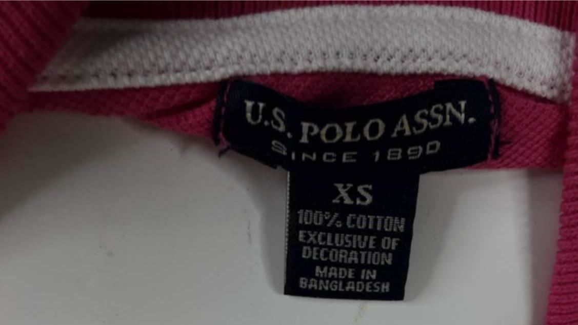 U.S. Polo Assn Women's Pink Collared Interlock Top (Size: XS)