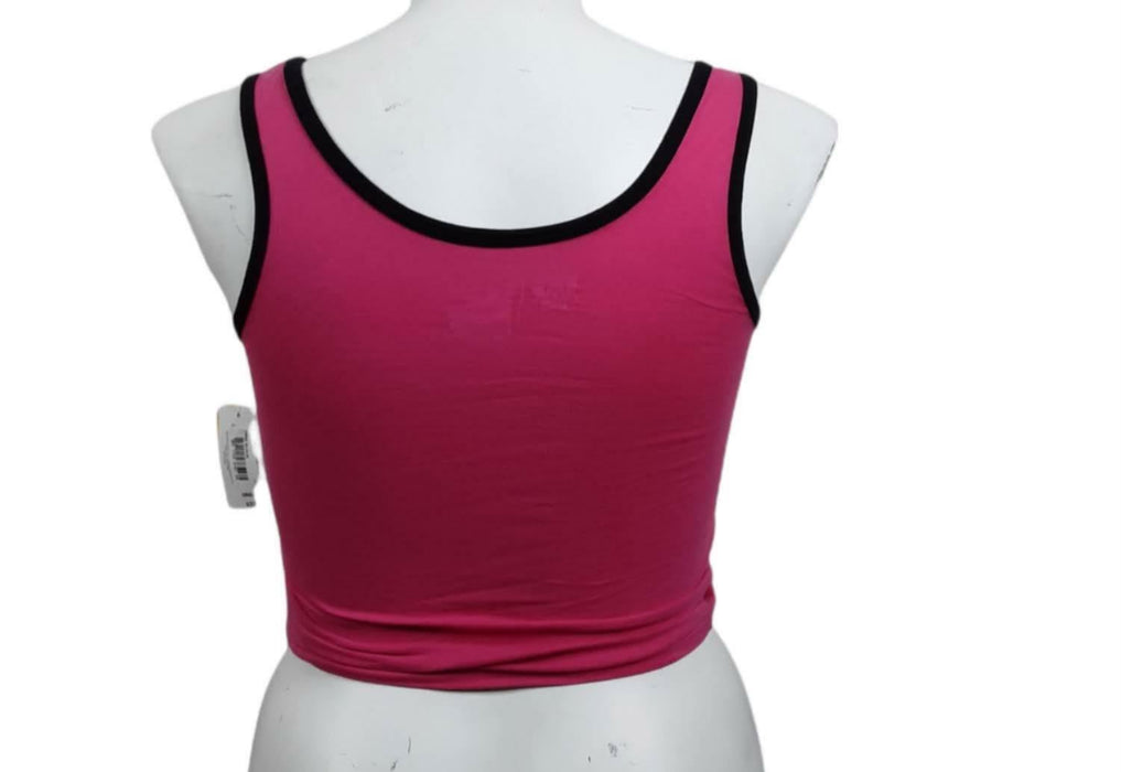 Flirtitude Active Women's Pink Sleeves Crop Top (Size: S)