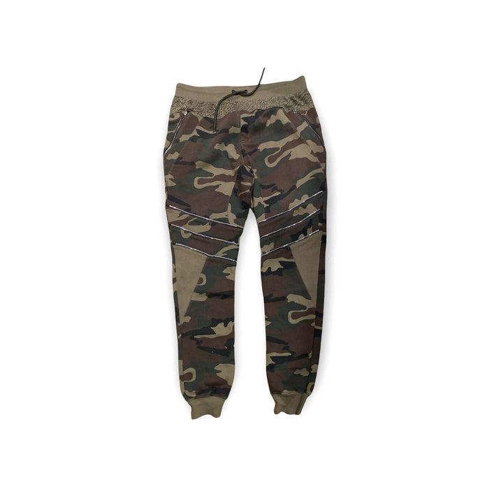 Focus Jeans Camouflage Women's Fleece High Waist Joggers (Size: L)