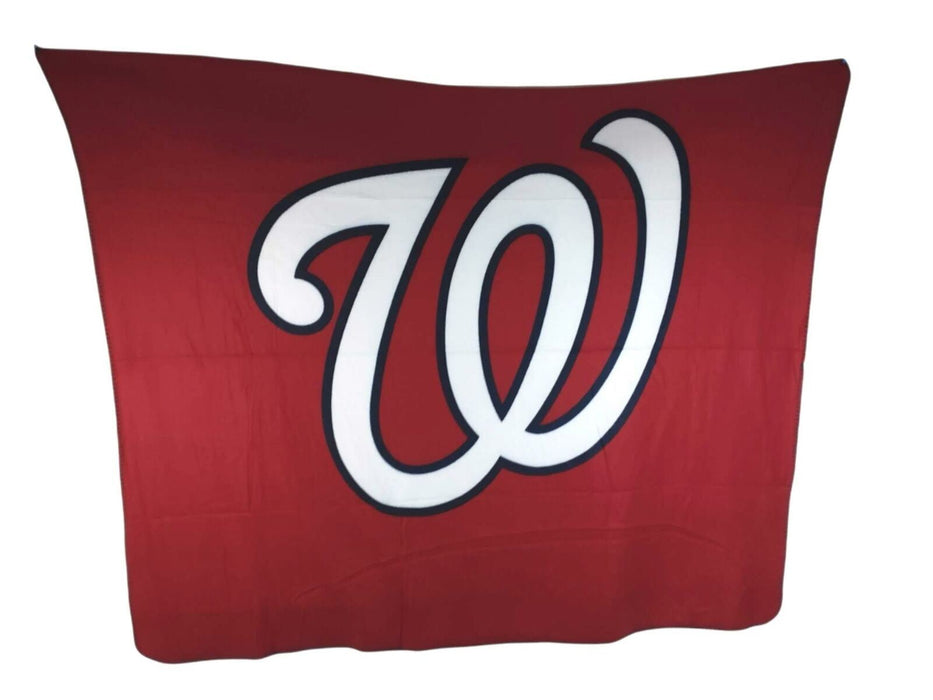 Washington Nationals Cozy Throw Blanket (Size: 50 x 60)