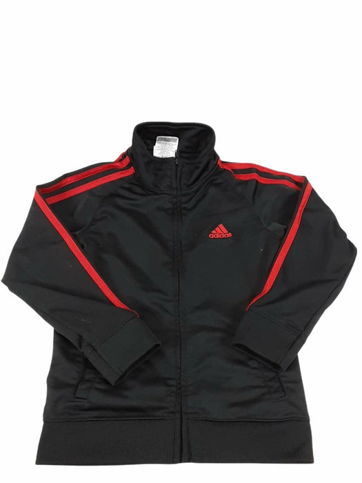 Adidas Essentials 3 Stripes Warm-Up Track Jacket Boys Black (Size: 6)