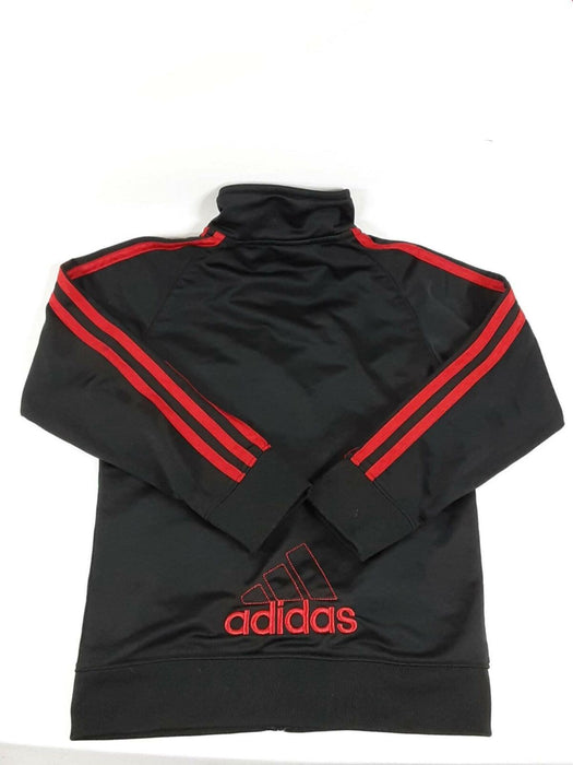 Adidas Essentials 3 Stripes Warm-Up Track Jacket Boys Black (Size: 6)