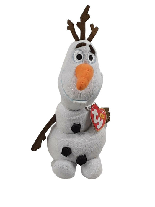 Disney Frozen Olaf Ty White Snowman Beanie Babies Collection (Size: 8" Tall)