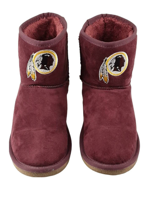 Washington Football Team NFL Fur Warm Ankle Boots Women's (Size: 9) 100488