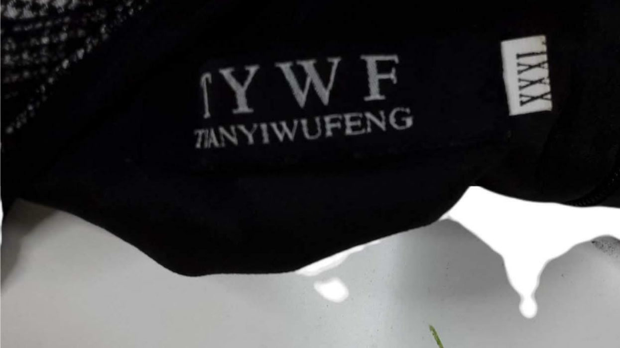 Tianyi Wu Feng Women's Black/White Lace 3/4 Sleeve Dress (Size: XXL)