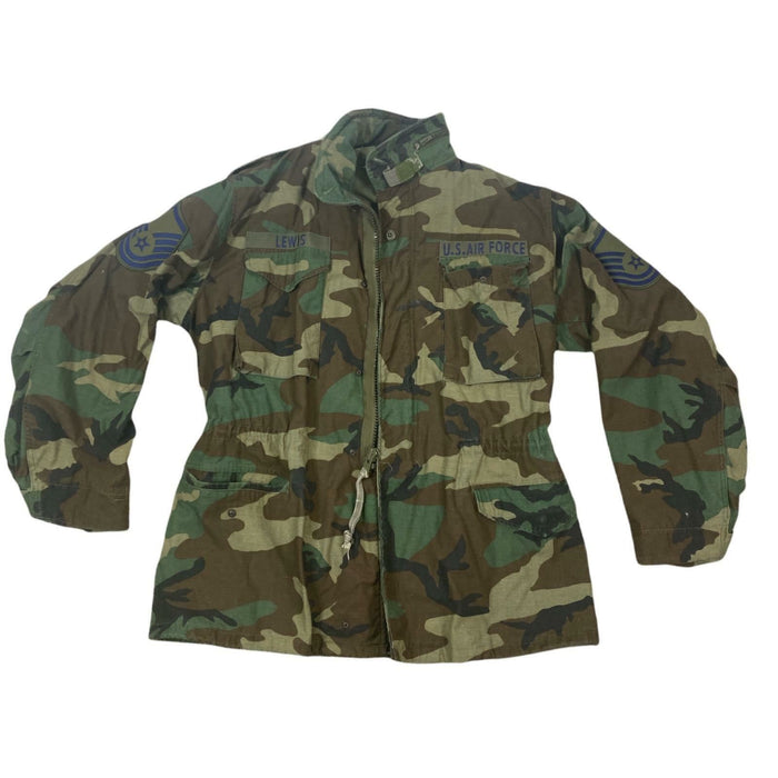 US Military M65 Woodland BDU Camouflage Jacket (Size:  Large - Long)