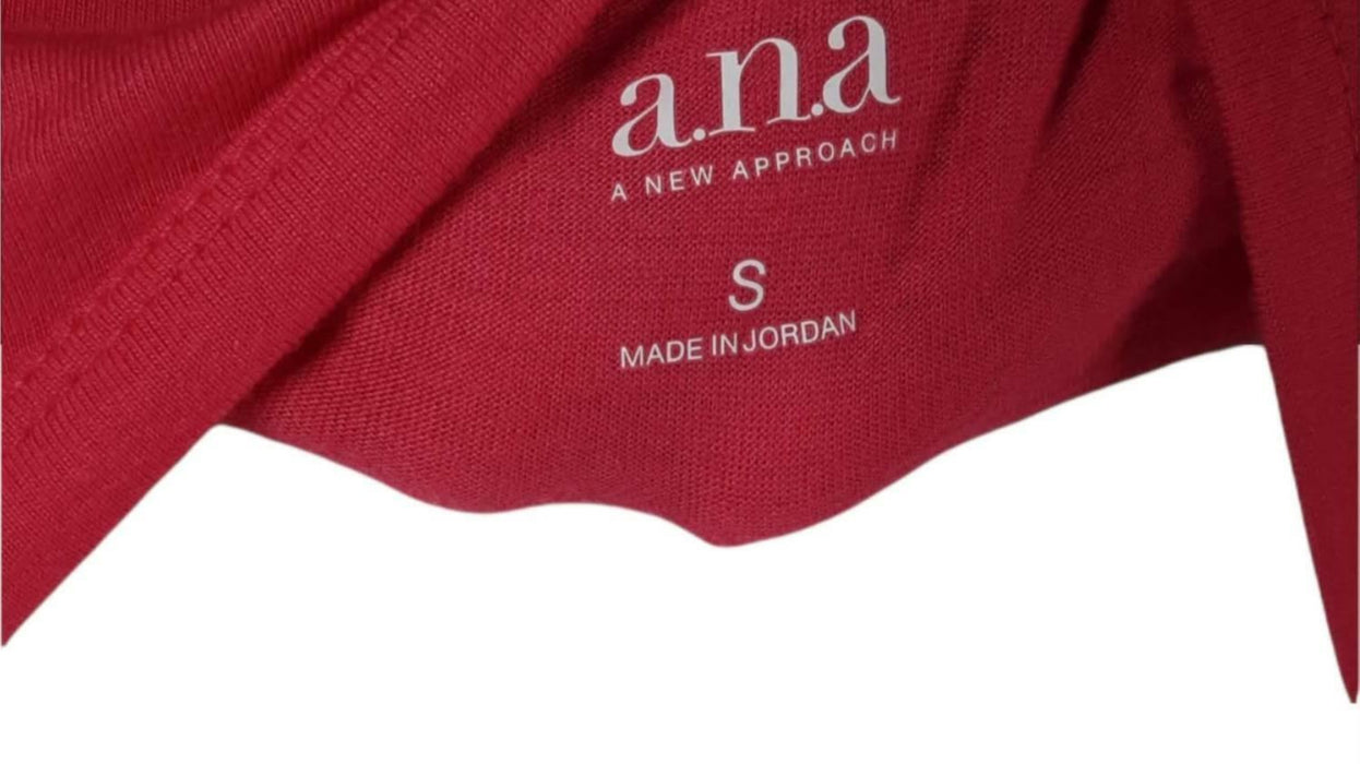 A.n.a Women's Carnival Pink Sleeves Top (Size: S)