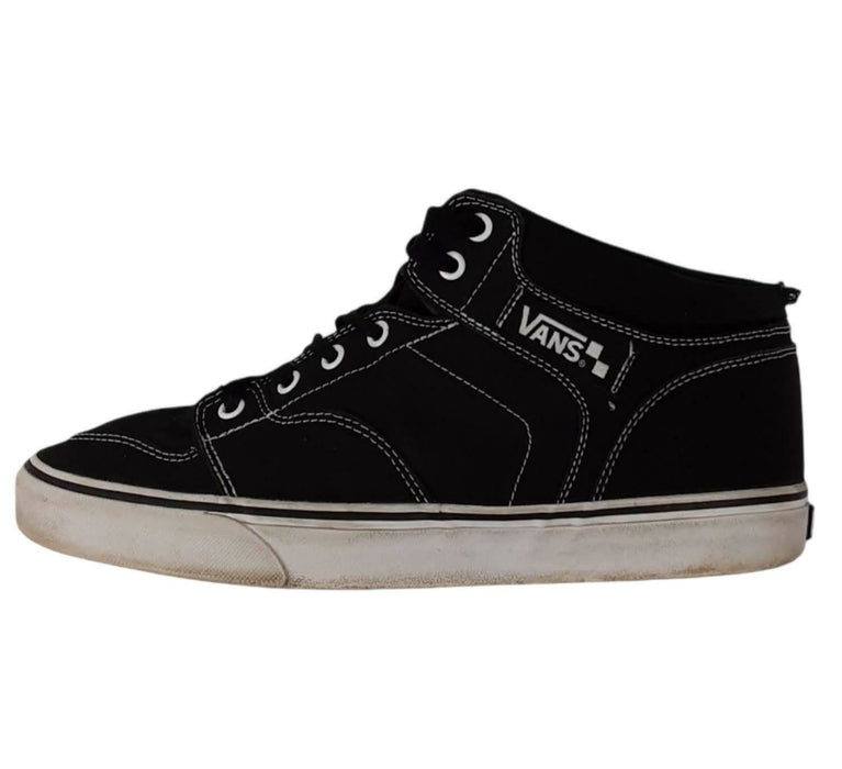 Vans Alomar Canvas Black/White Skateboarding Shoes Men's (Size: 10.5) TB4R