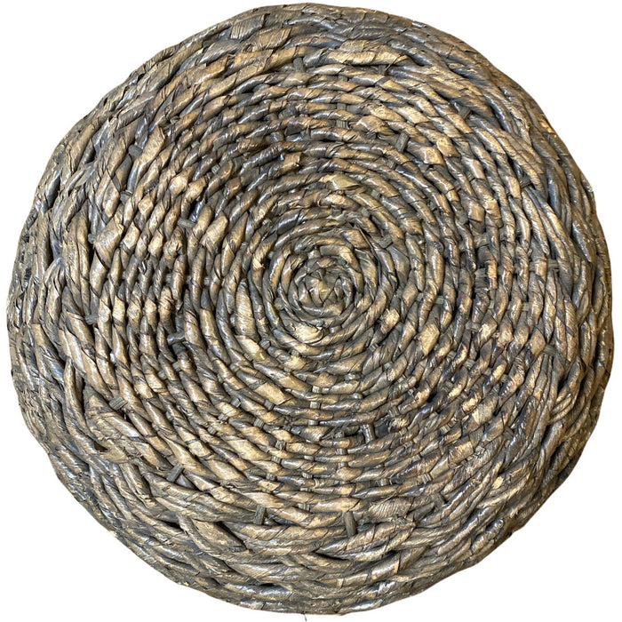 Hand Woven Oval Hanging Rattan Basket (Size: 46" Round x 13 H")