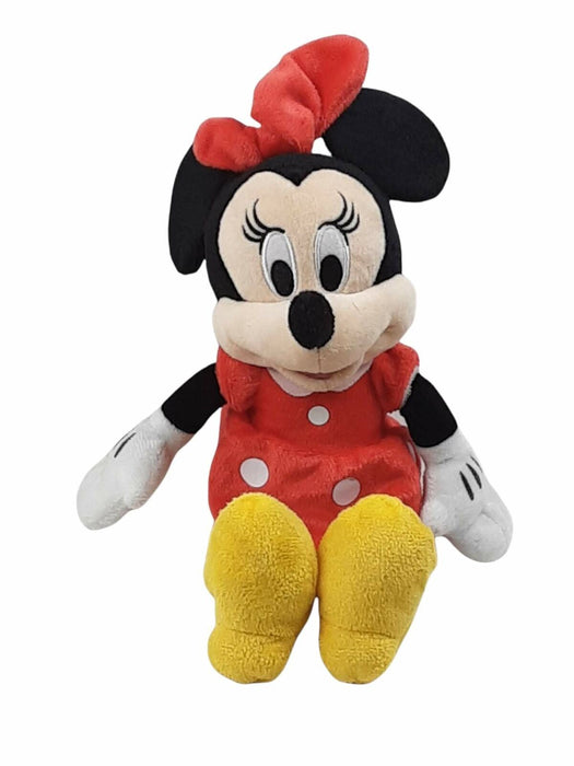 Disney Red & White Polka Dot Minnie Mouse Plush Doll (Size: 10" Tall)