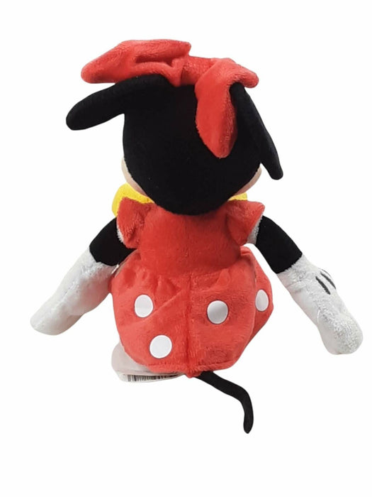 Disney Red & White Polka Dot Minnie Mouse Plush Doll (Size: 10" Tall)