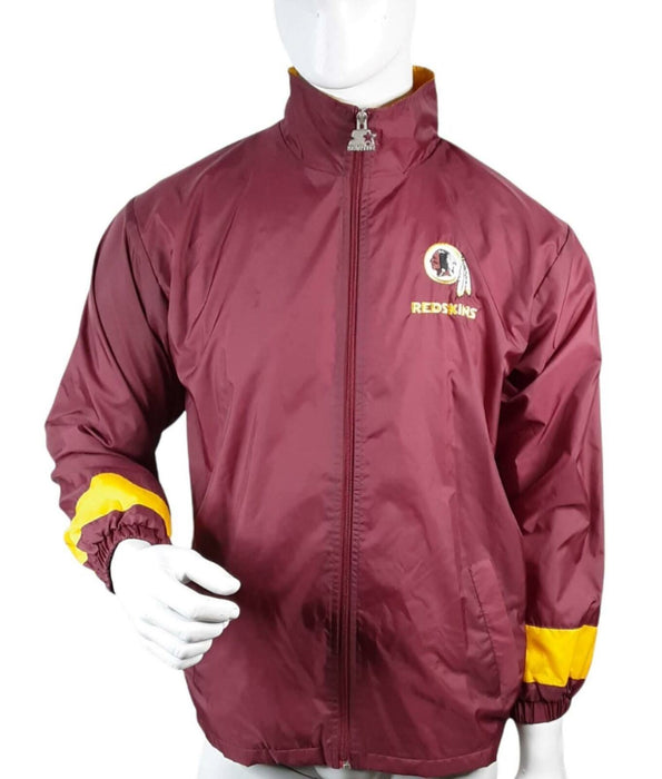 Washington Redskins NFL Women's Starter Logo Nylon Jacket Red (Size: L)