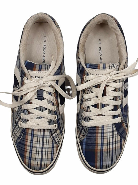 U.S Polo Assassin Plaid Multi-Color Loafer Sneaker Shoes Men's (Size: 8.5)