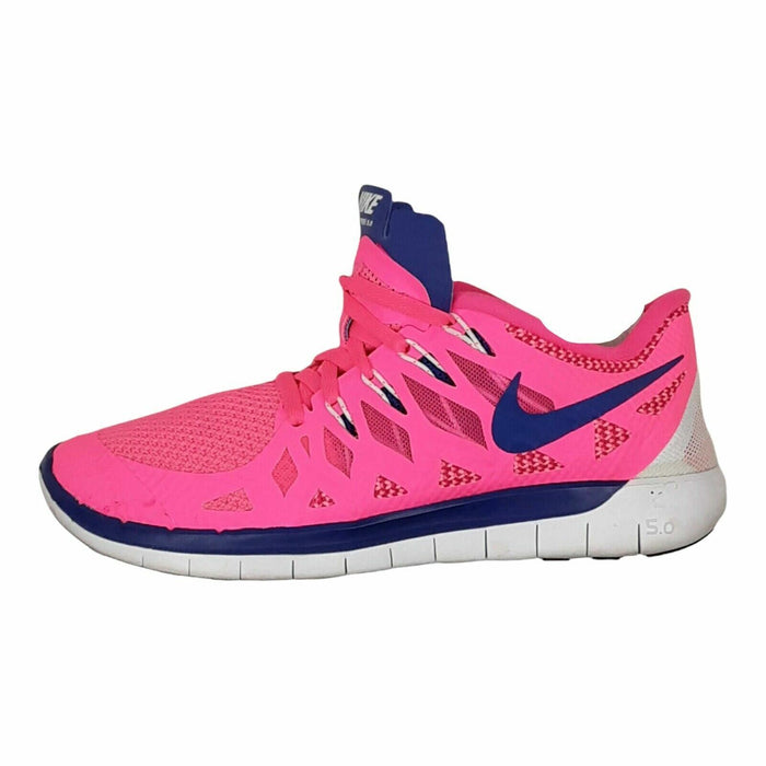 Nike Free Trainer 5.0 Hot Pink Running Shoes Women's (Size: 6.5) 642199-641