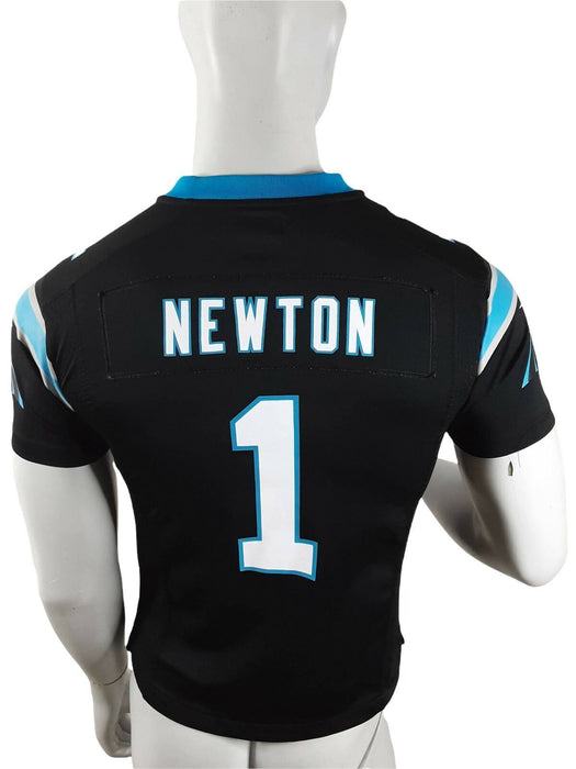 Carolina Panthers Nike On Field # 1 Newton Jersey Black Youth (Size: M)