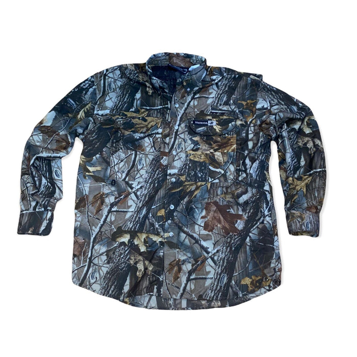 Winchester Realtree 100% Nylon Outdoors Button Down Men Jacket\Shirt (Size: M)