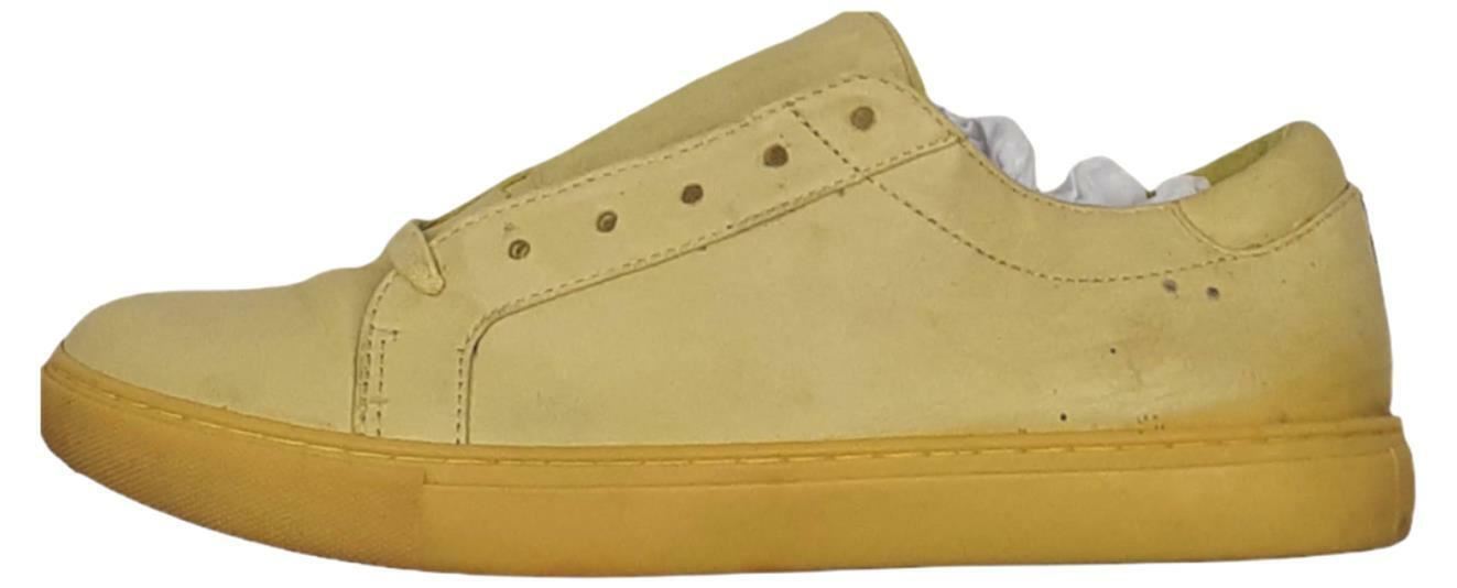 Kenneth Cole Kam Leather Loafer Sneakers Yellow Women's (Size: 8.5)