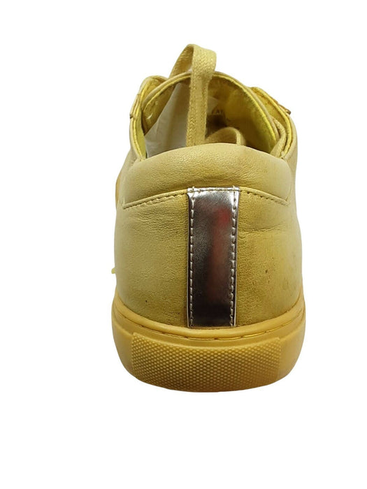 Kenneth Cole Kam Leather Loafer Sneakers Yellow Women's (Size: 8.5)