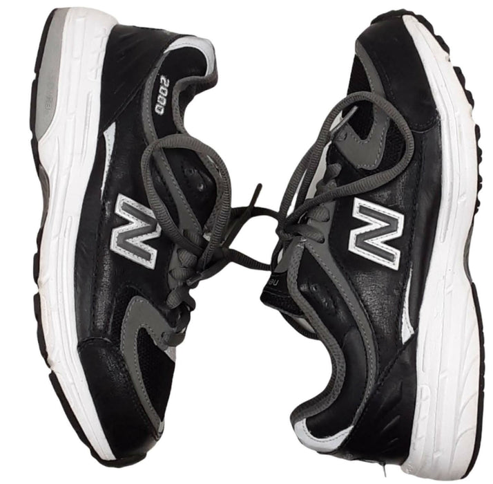 New Balance 2000 Black Fashion Sneaker Youth (Size: 5.5) K2000BG