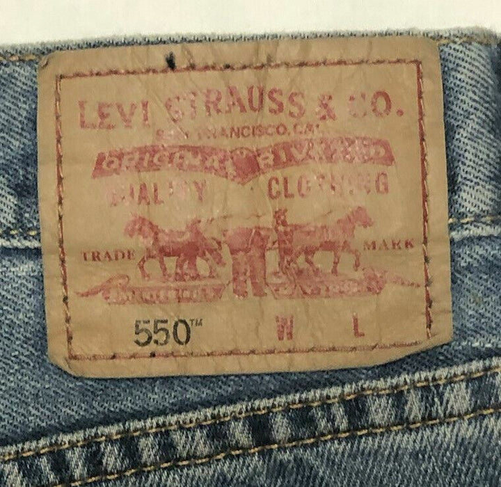 Levi's 550 Relaxed Fit Jeans Medium Wash Blue (Big and Tall: 48 x 30) 015504891