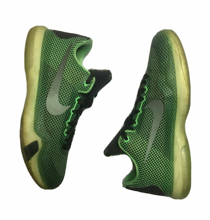 KOBE NIke X 10 Vino Poison Green Black Basketball Shoes (Size: 6.5Y) 726067-333