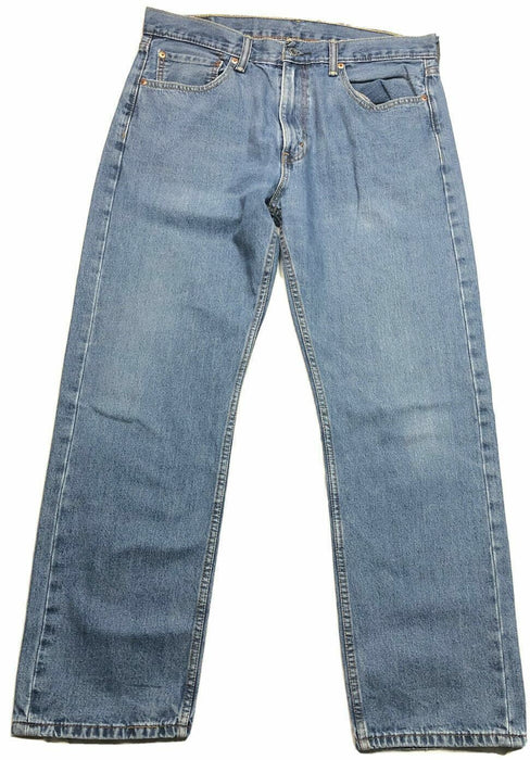 Levi's 505 Regular Fit Jeans Medium Wash Blue (Size:36 x 30) 005054891