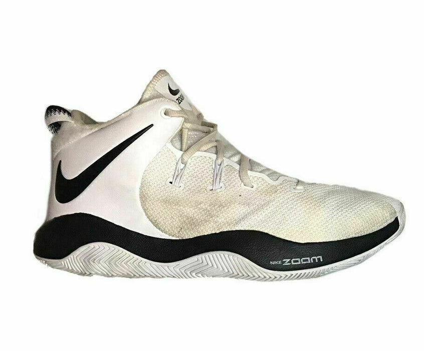 Nike Zoom Rev II TB Basketball Shoes White/Black Men's (Size: 12)