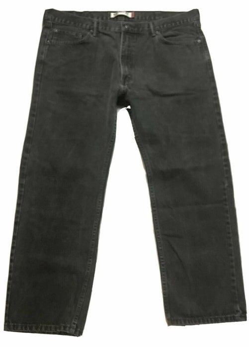 Levi's 505 Straight Fit Jeans Medium Wash Black (Big & Tall: 42 x 30) 005050250