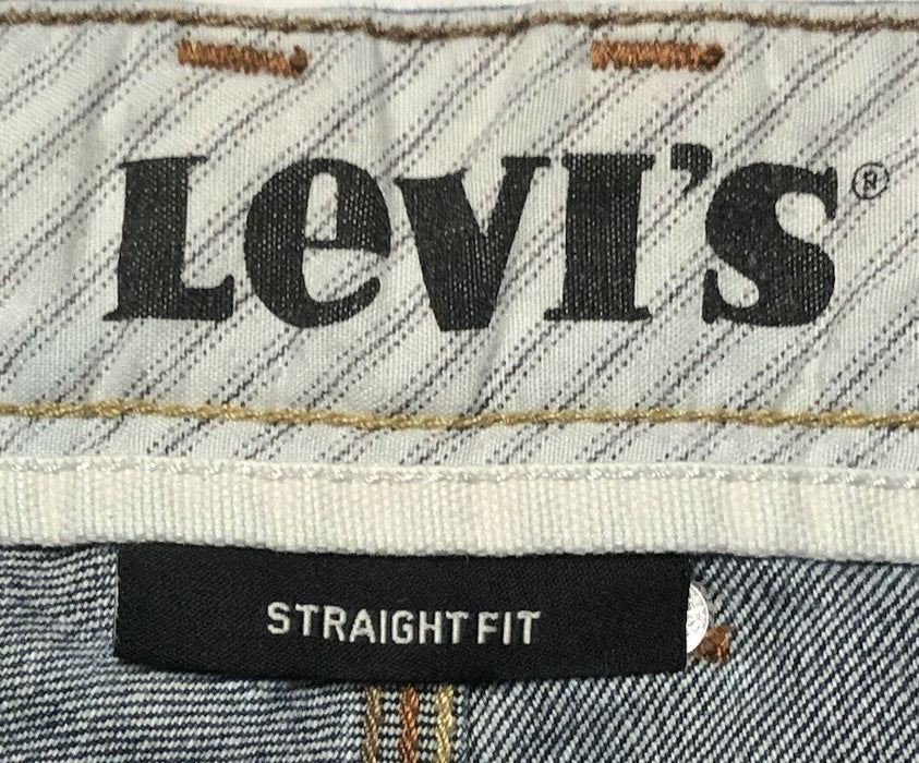 Levi's Straight Fit Rare Imported Jeans Medium Wash Blue (Size: 34 x 30) 6621799