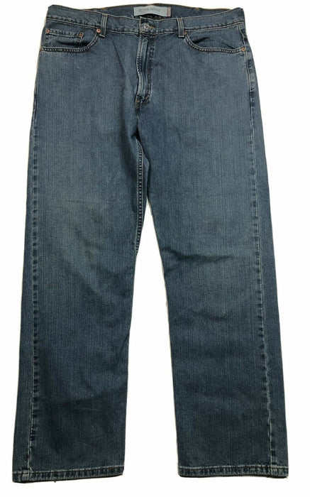 Levi's 505 Regular Fit Jeans Medium Wash Blue (Big & Tall: 40 x 32) 005050773