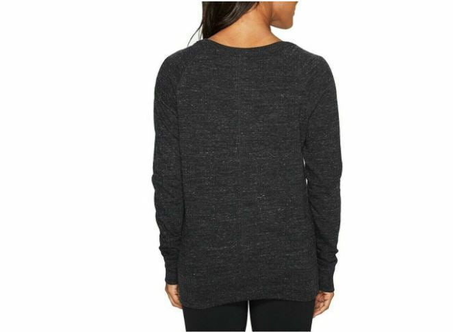 Nike Charcoal Women's Plus Lightweight Standard Fit Sweater (Size: 3X)