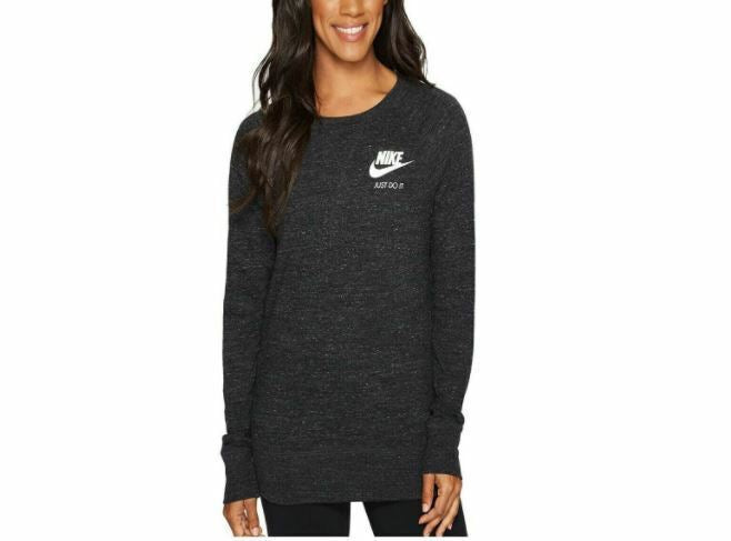 Nike Charcoal Women's Plus Lightweight Standard Fit Sweater (Size: 3X)