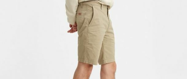 Levi's 502 | Regular Taper Chino Shorts | Beige Khaki (Big & Tall: 54)