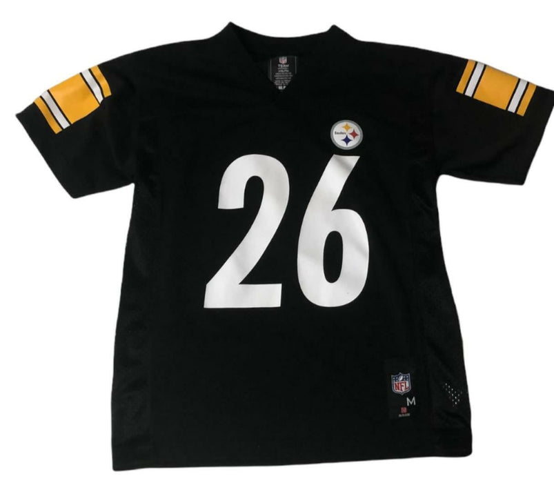 Pittsburgh Steelers NFL Team Apparel #26 Bell Jersey Black  Youth  (Size: M)