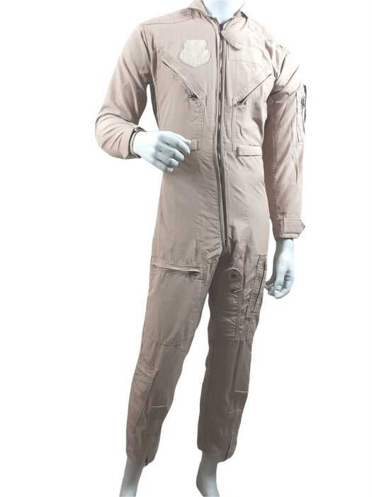 Military Flyers Class 2 Tan Coveralls Jumpsuit (Size: 34 Reg) 8415-01-452-4767