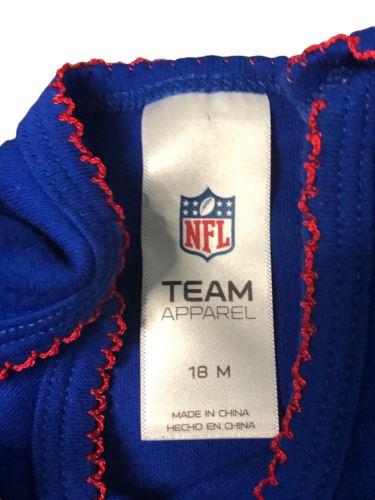 Bills NFL Team Apparel "Girls Shine" Blue Baby One Piece (Size: 18M)