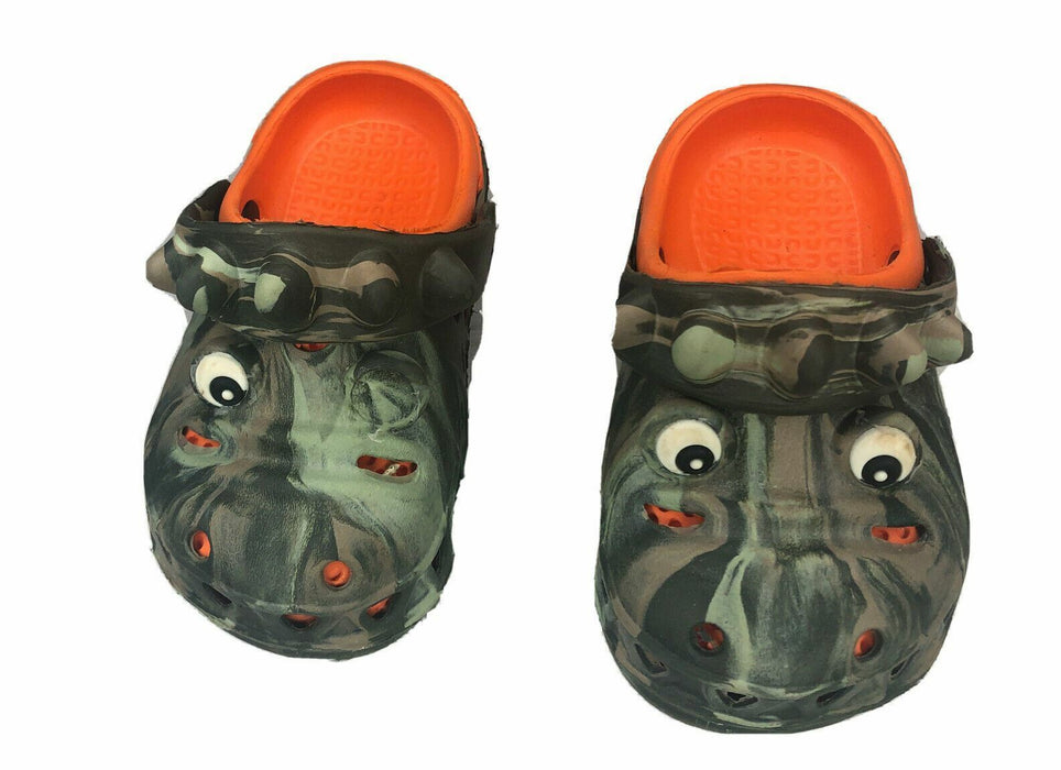 Clog Classic Dinosaur Green Shoes Boys Toddlers (Size: 4 - 5)