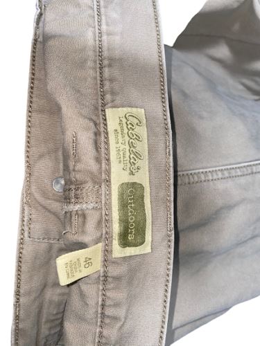 Cabela's Men Cargo Canvas Work Shorts Khaki (Big & Tall Size: 46 x 5)